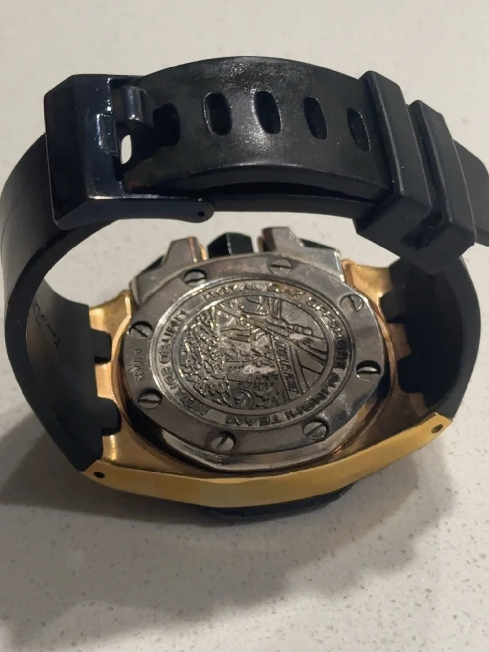Audemars Piguet Royal Oak Offshore Men's Gold and Black Sport Chronograph Watch